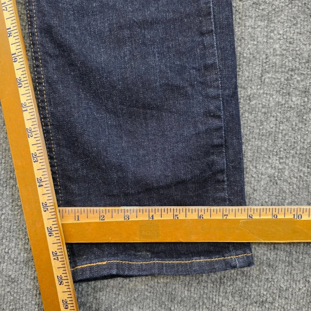 Levi 514 Jeans Mens‎ W34 L28 Blue Denim Dark Wash Straight Leg Casual 514-1325